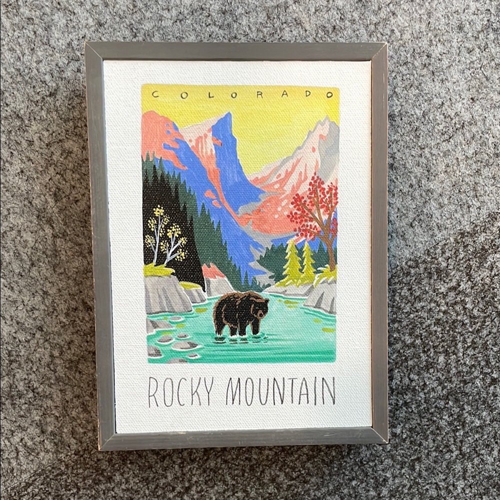 Rocky Mountain Framed Art Print